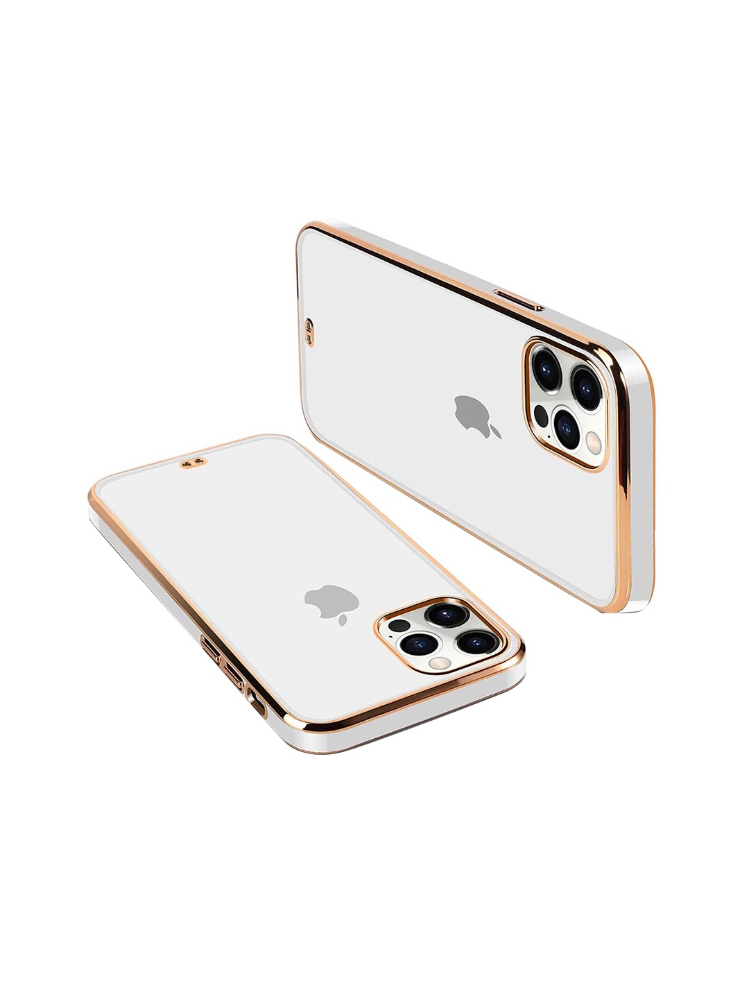 

Karwan Square Platting iPhone 11 Pro Max Mobile Phone Case, White