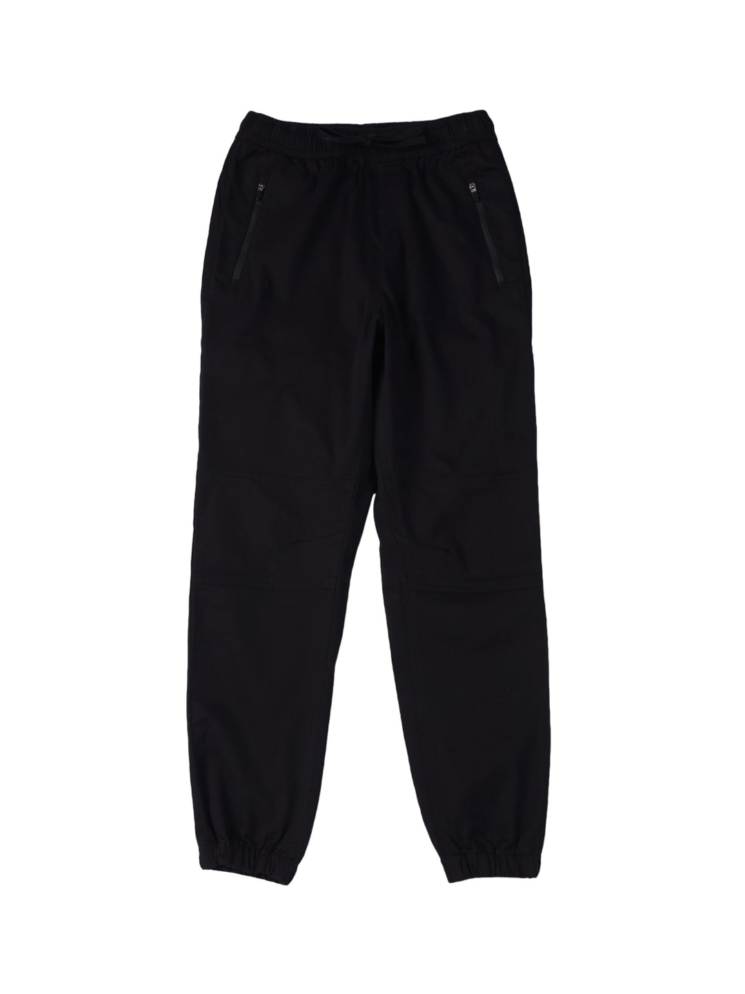 

Gini and Jony Boys Mid-Rise Regular Fit Cotton Joggers, Black