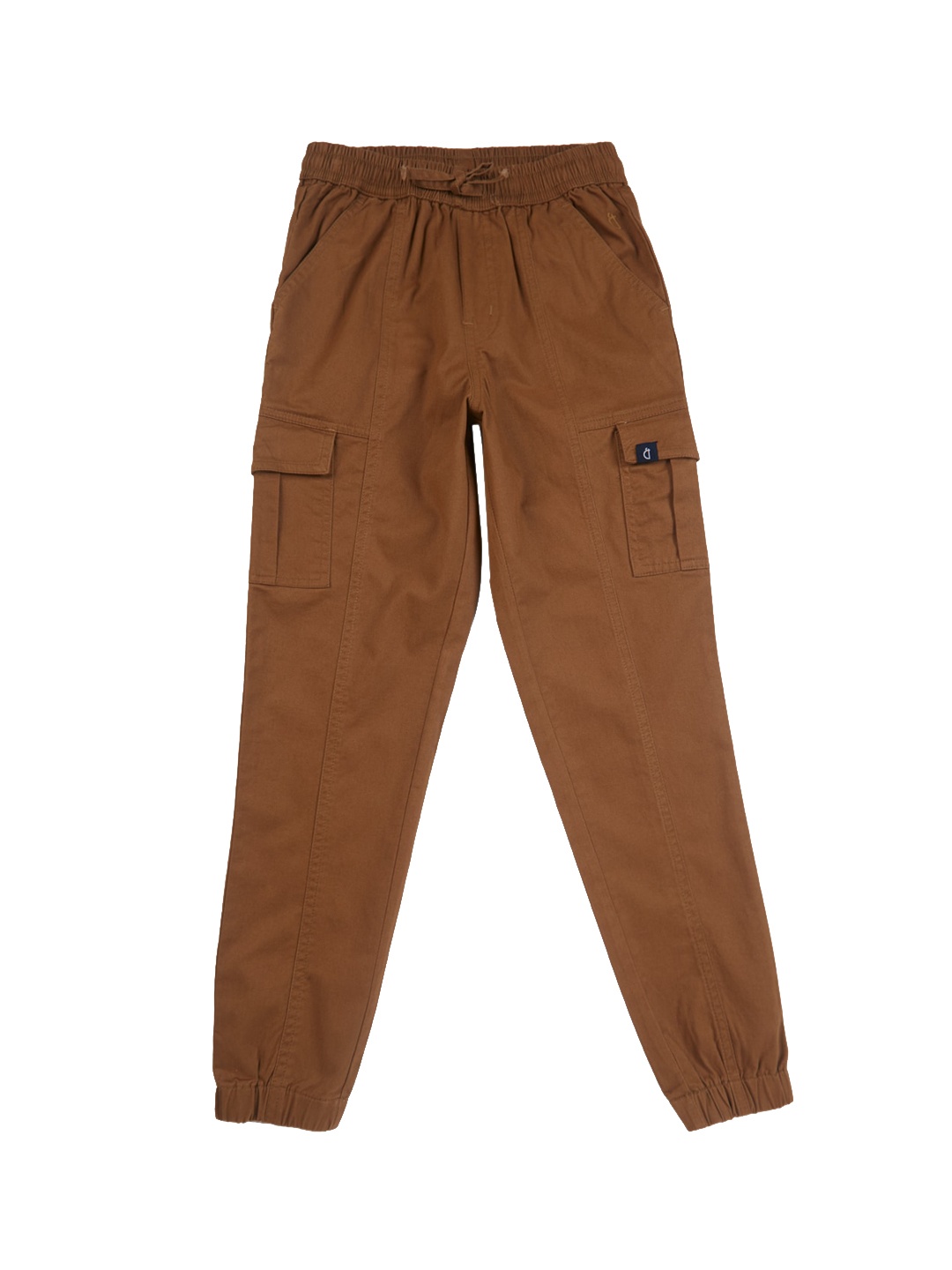 

Gini and Jony Boys Cotton Cargos Trousers, Brown