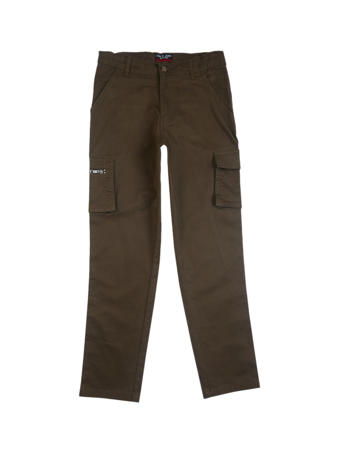 

Gini and Jony Boys Cotton Trousers, Green