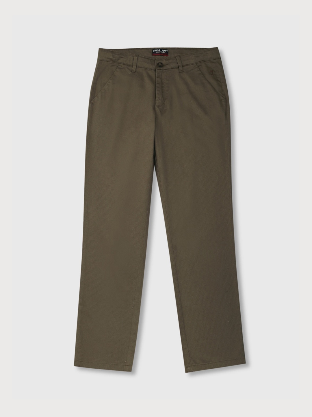

Gini and Jony Boys Mid-Rise Regular Fit Cotton Chinos, Brown