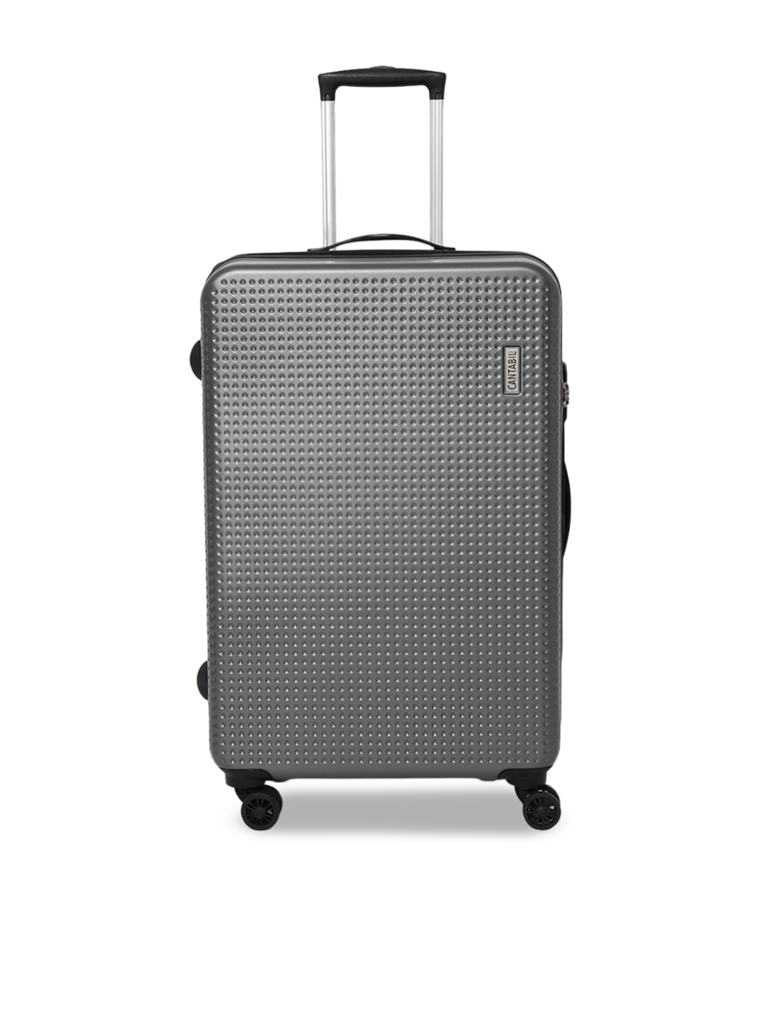 

Cantabil Textured Hard-Sided Cabin Trolley Suitcase, Grey