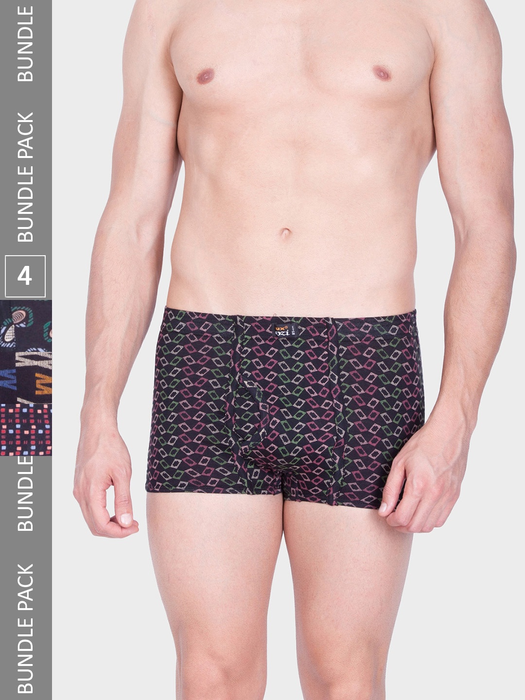 

Lux Cozi Men Pack Of 4 Trunks, Burgundy