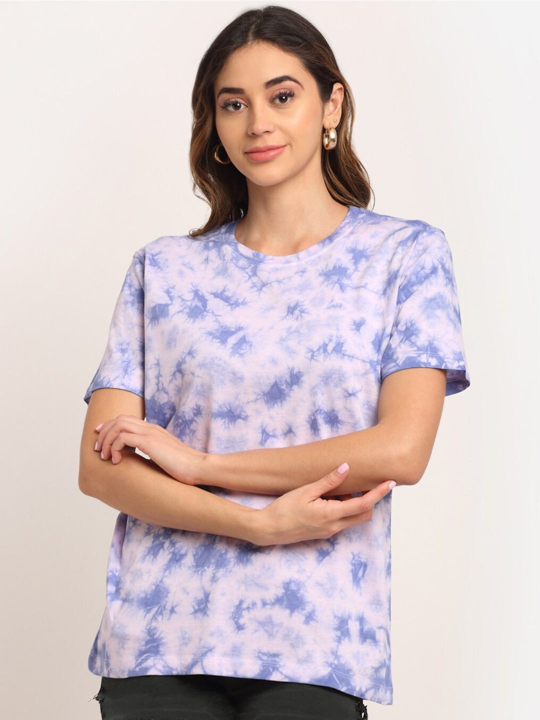 

Ennoble Women Tie and Dye CottonT-shirt, Pink