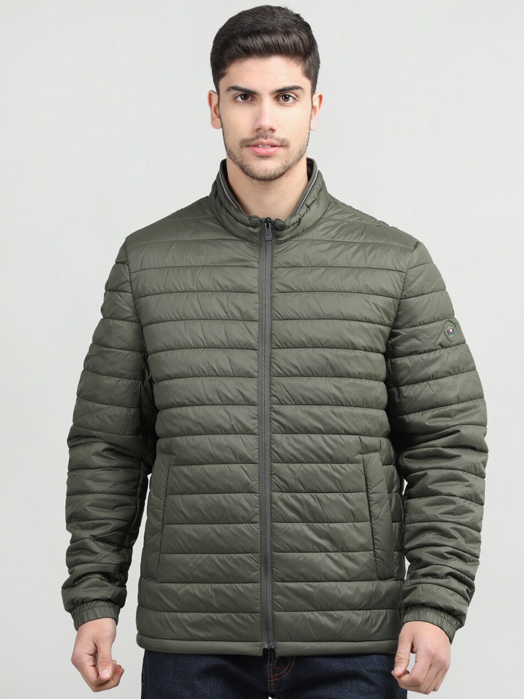 

LURE URBAN Men Padded Jacket, Olive