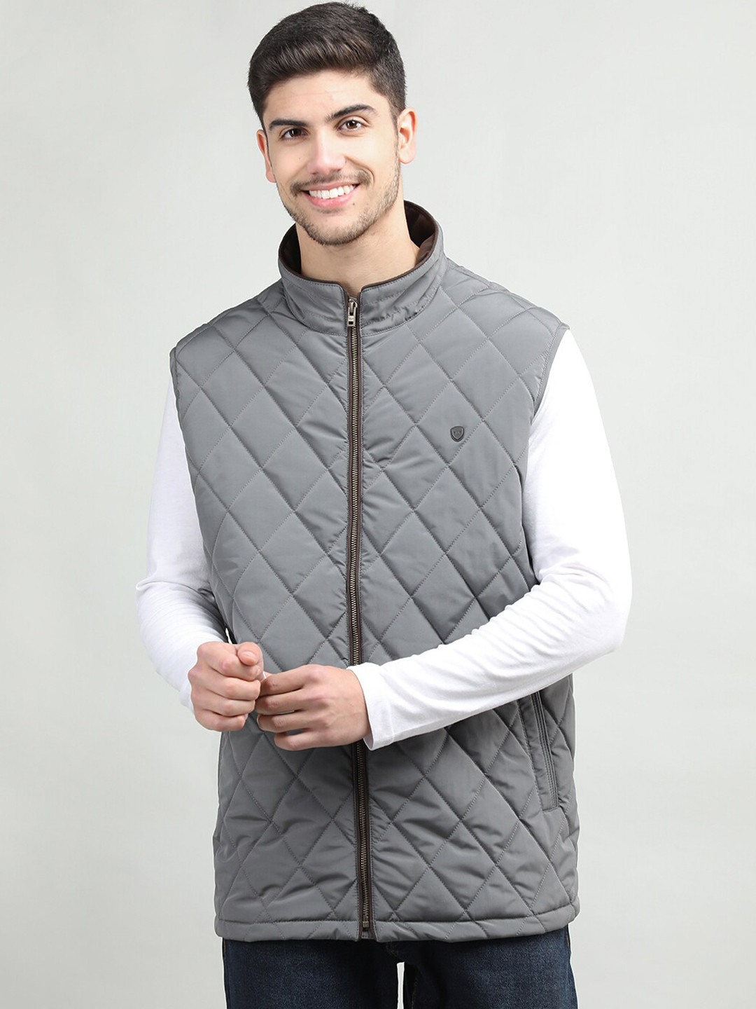 

LURE URBAN Men Outdoor Puffer Jacket, Steel