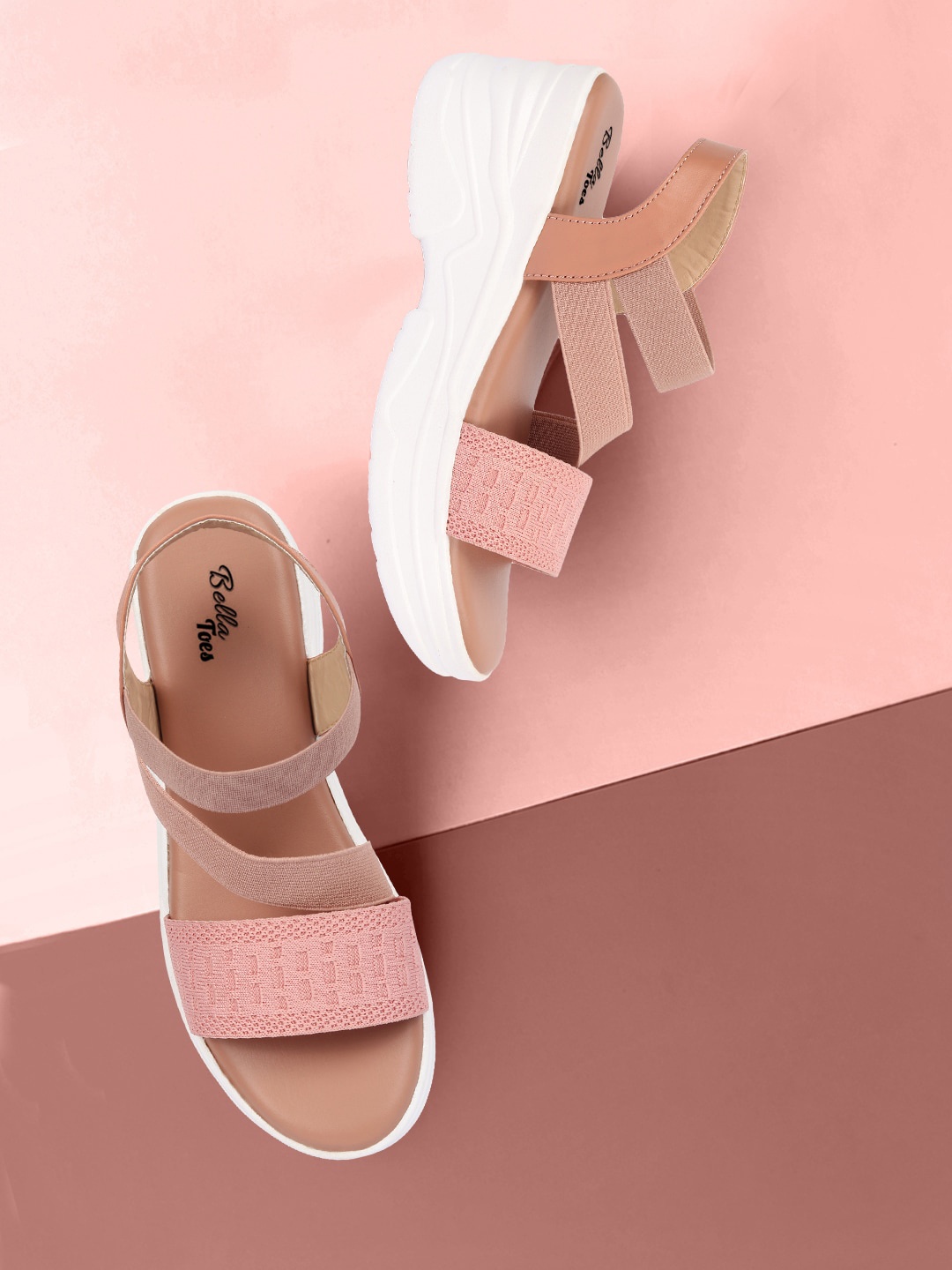 

Bella Toes Wedge Heels, Pink