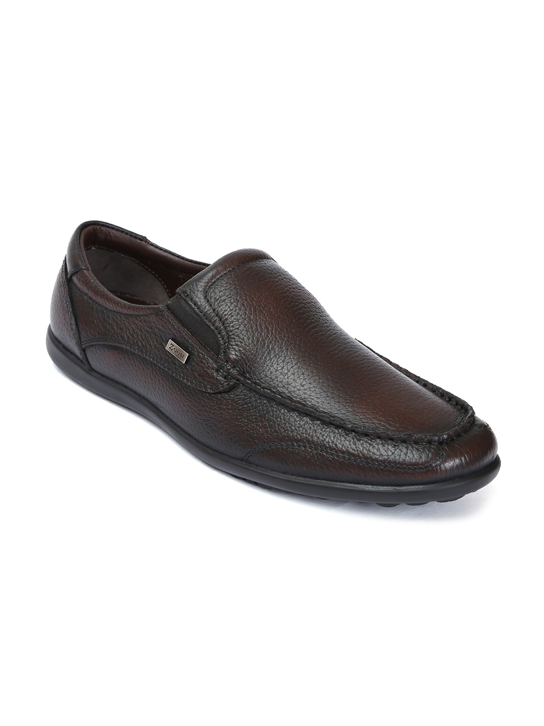 

Zoom Shoes Men Leather Loafers, Brown