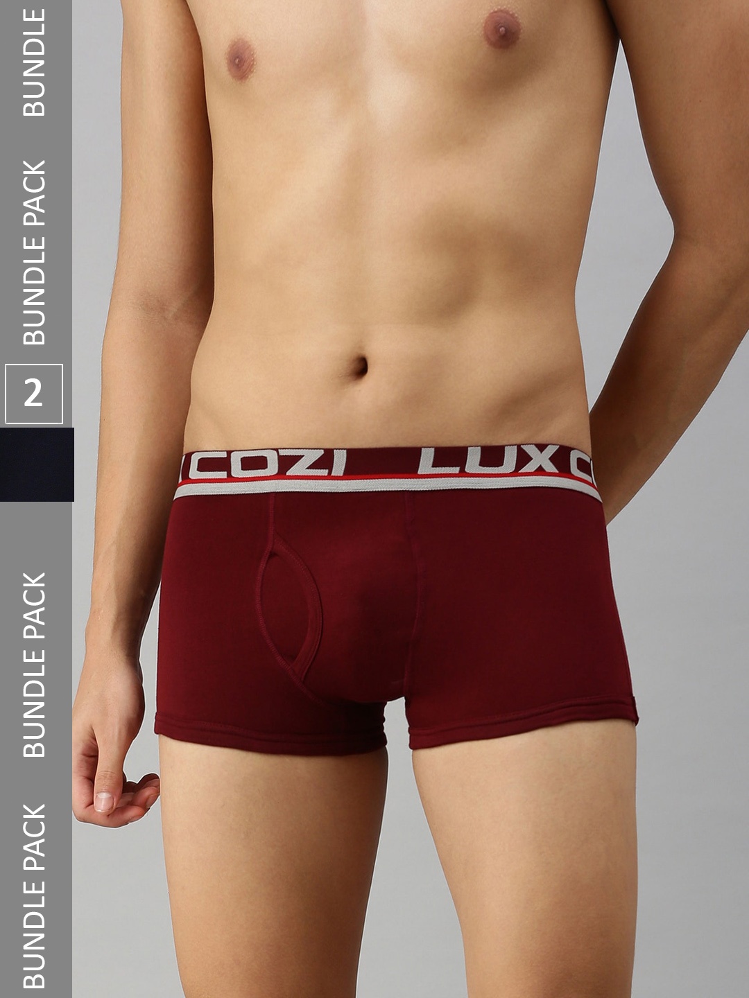

Lux Cozi Men Pack Of 2 Trunks, Navy blue