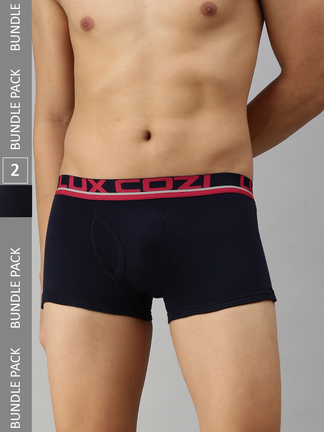 

Lux Cozi Men Pack Of 2 Trunks, Navy blue