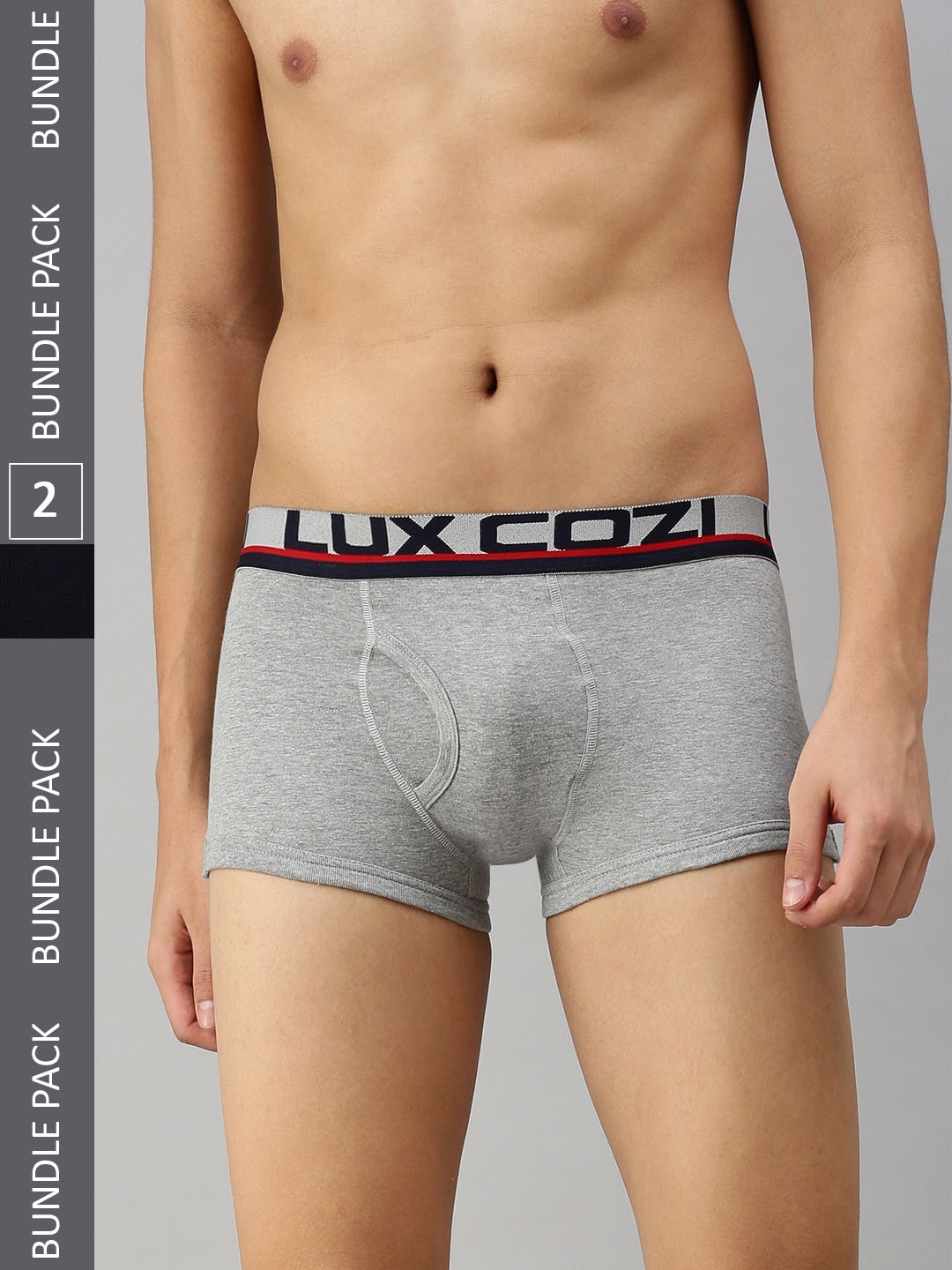 

Lux Cozi Men Pack Of 2 Trunks, Navy blue
