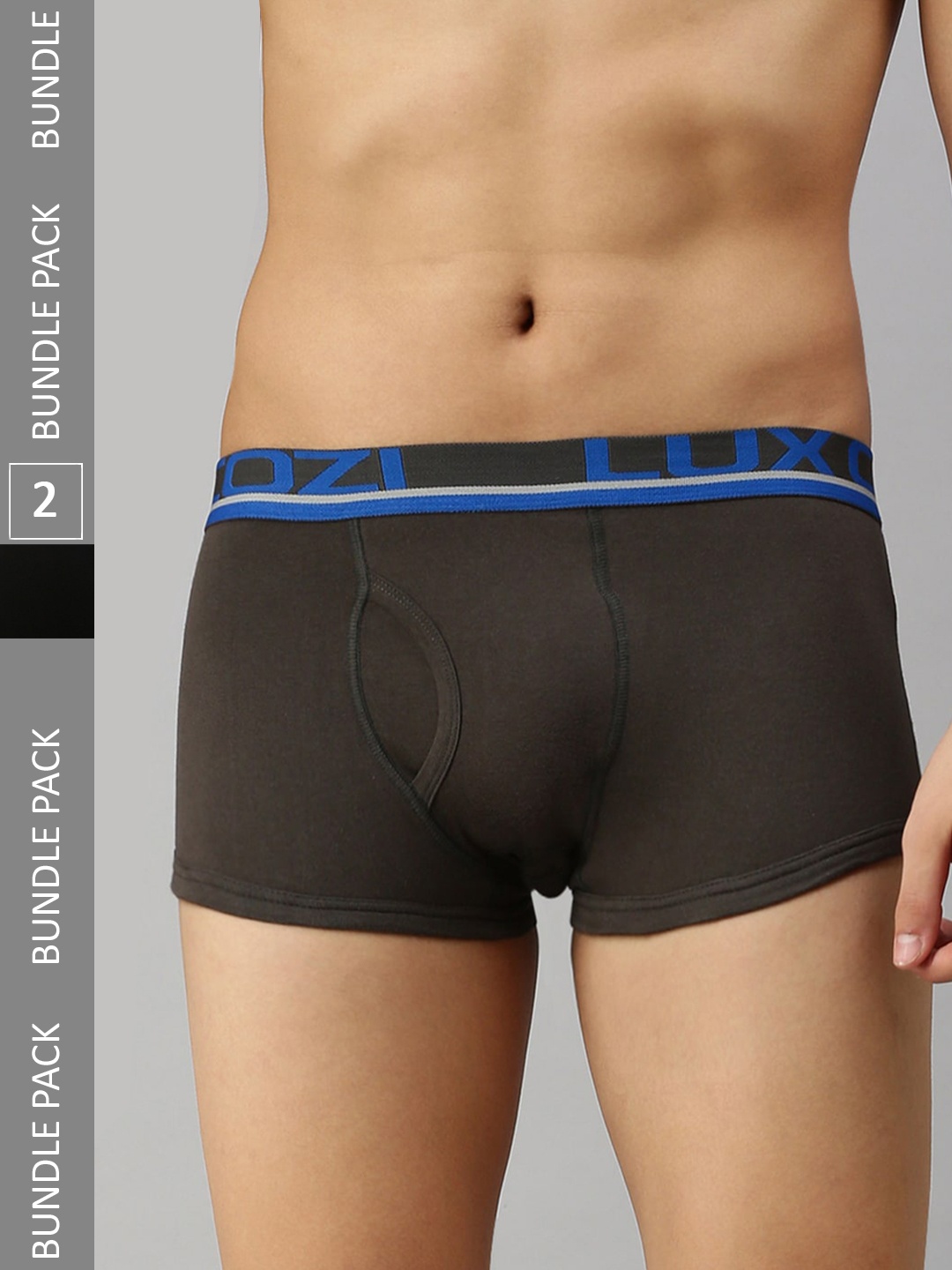 

Lux Cozi Men Pack Of 2 Trunk, Black