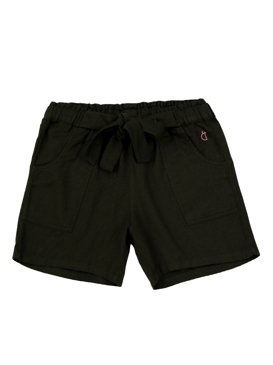 

Gini and Jony Girls Cotton Shorts, Black