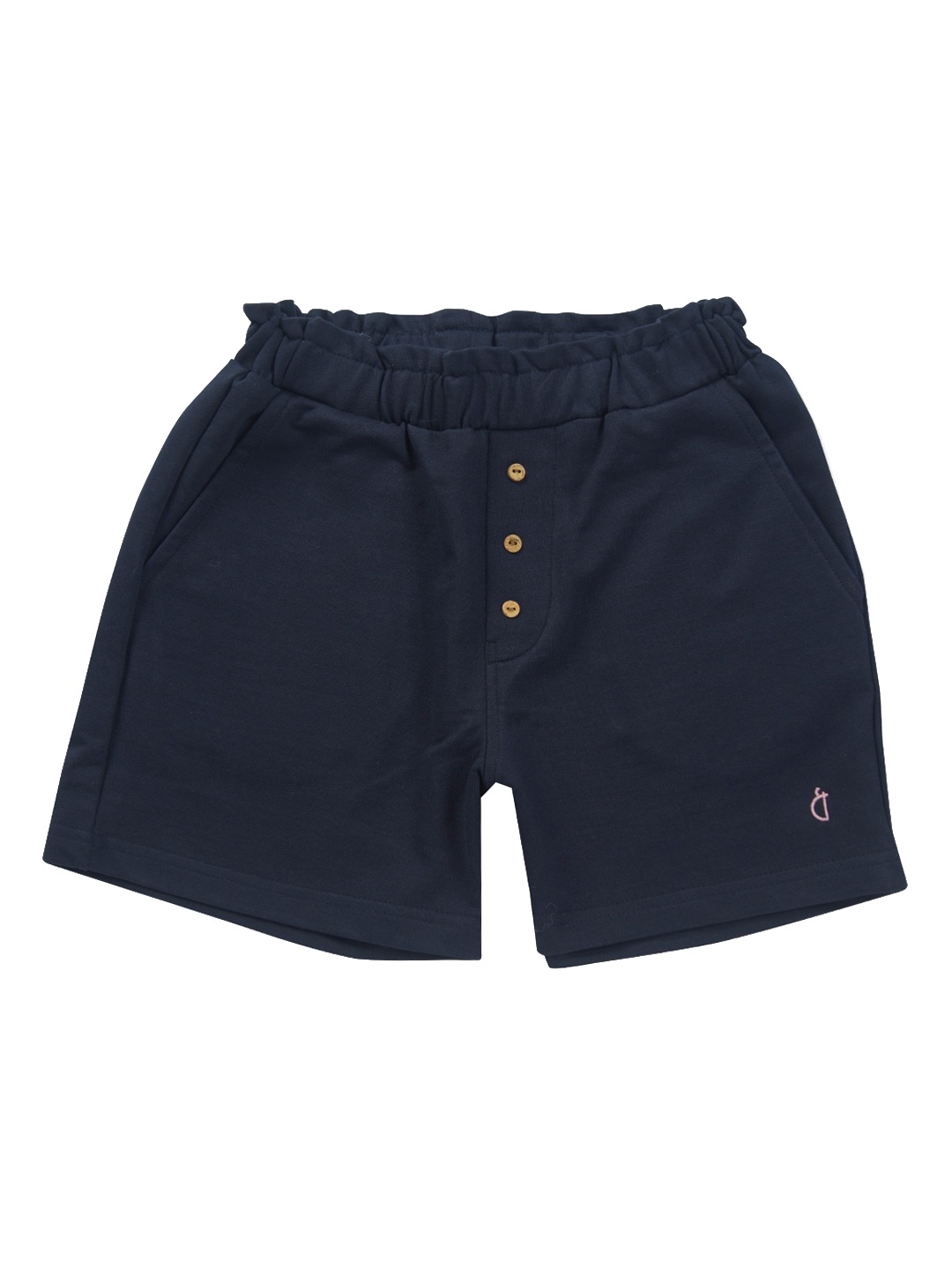 

Gini and Jony Girls Cotton Shorts, Blue