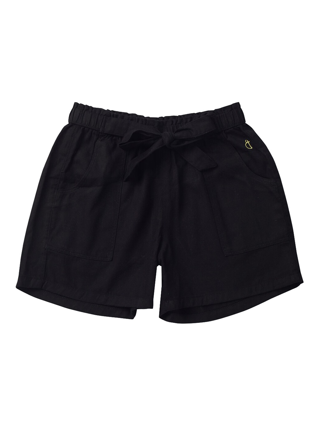 

Gini and Jony Girls Regular Fit Shorts, Black