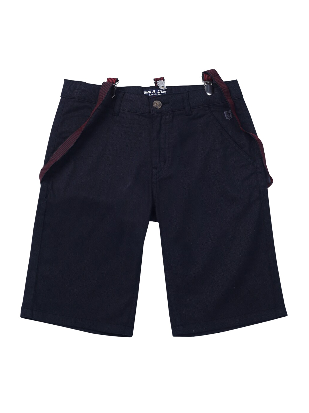 

Gini and Jony Boys Cotton Regular Fit Shorts, Navy blue