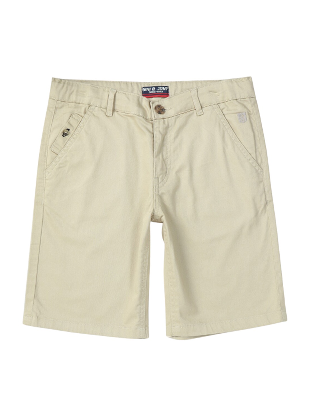 

Gini and Jony Boys Cotton Chino Shorts, Beige