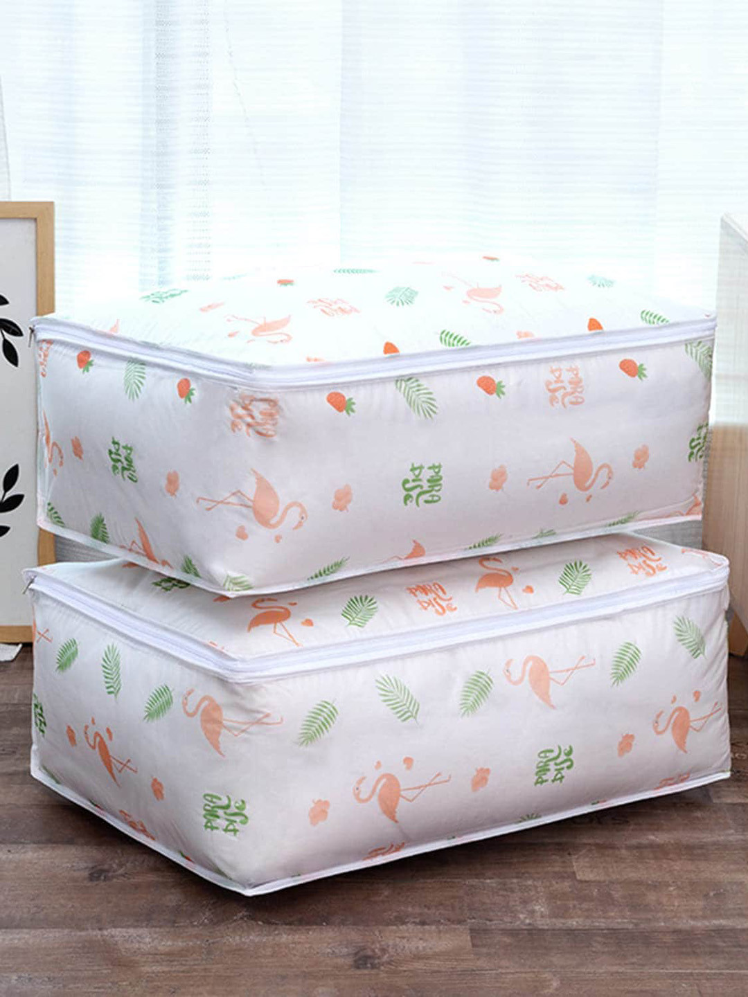 

HOUSE OF QUIRK Blue & Grey Printed Oversized Organisers