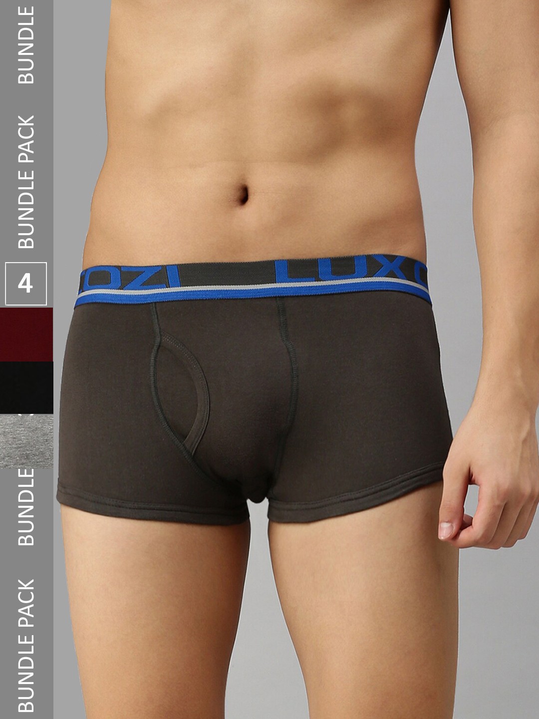 

Lux Cozi Men Pack Of 4 Trunks, Assorted