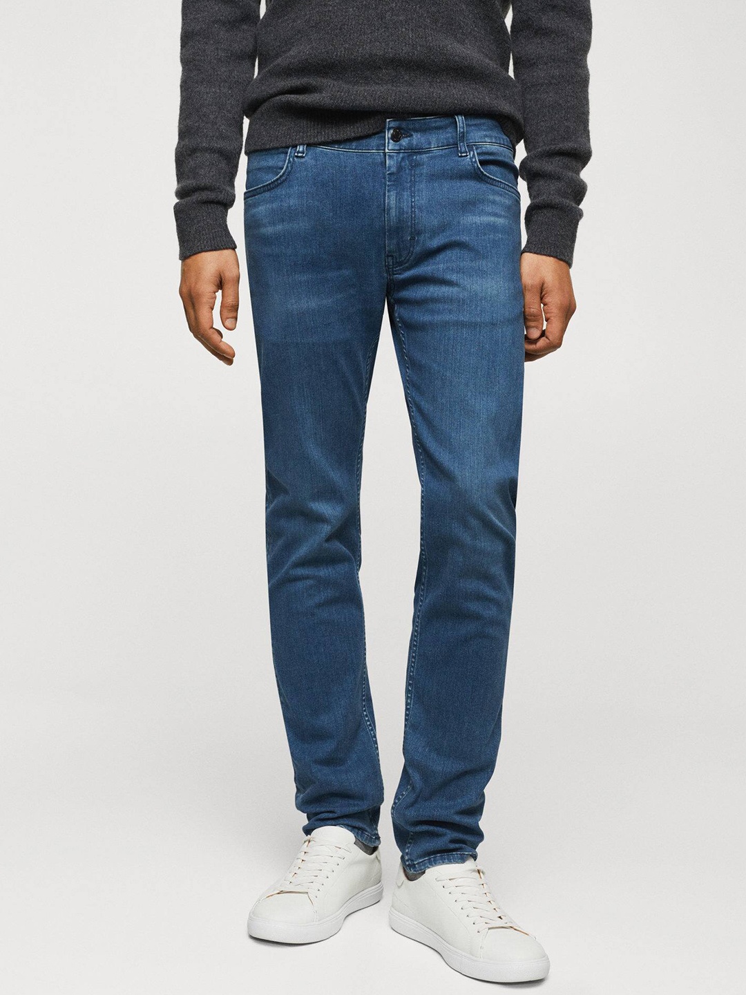 

MANGO MAN Slim Fit Stretchable Jeans, Blue