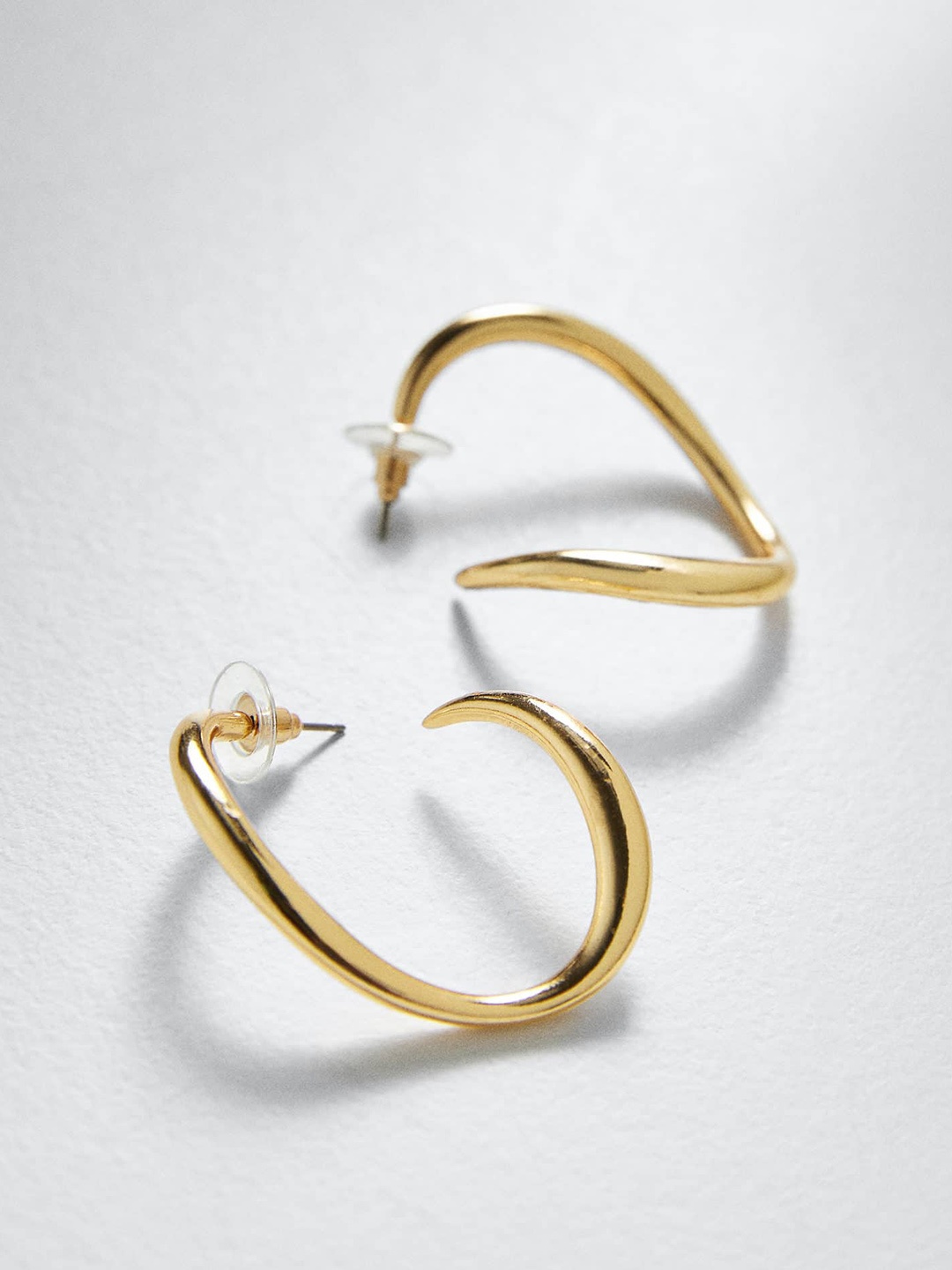 

MANGO Quirky Drop Earrings, Gold