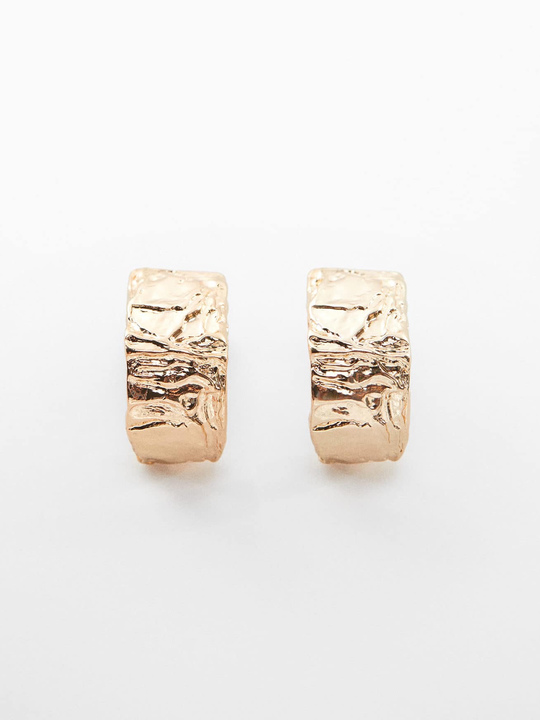 

MANGO Crescent Shaped Half Hoop Earrings, Gold
