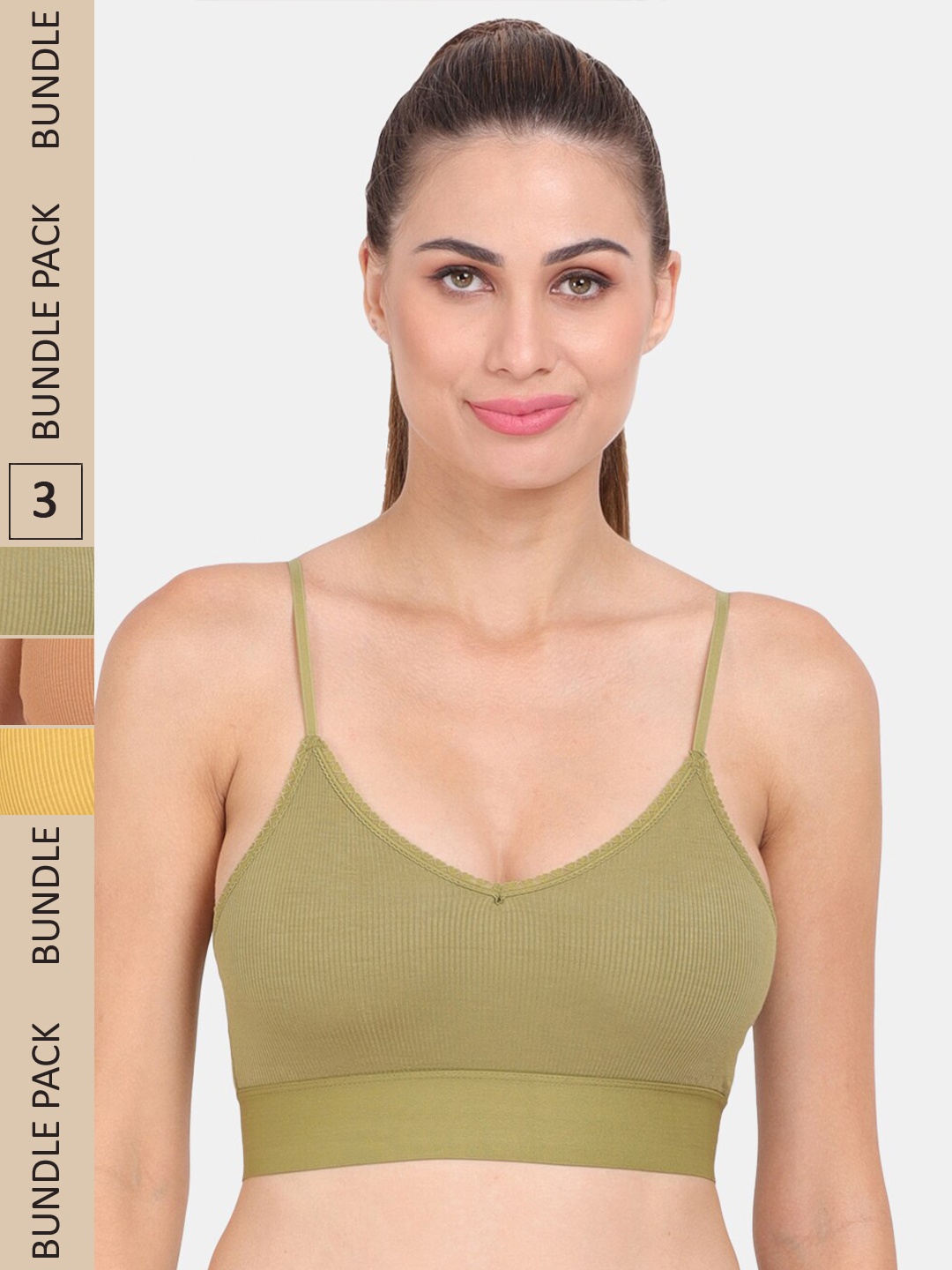 

Amour Secret Lightly Padded Bra, Brown