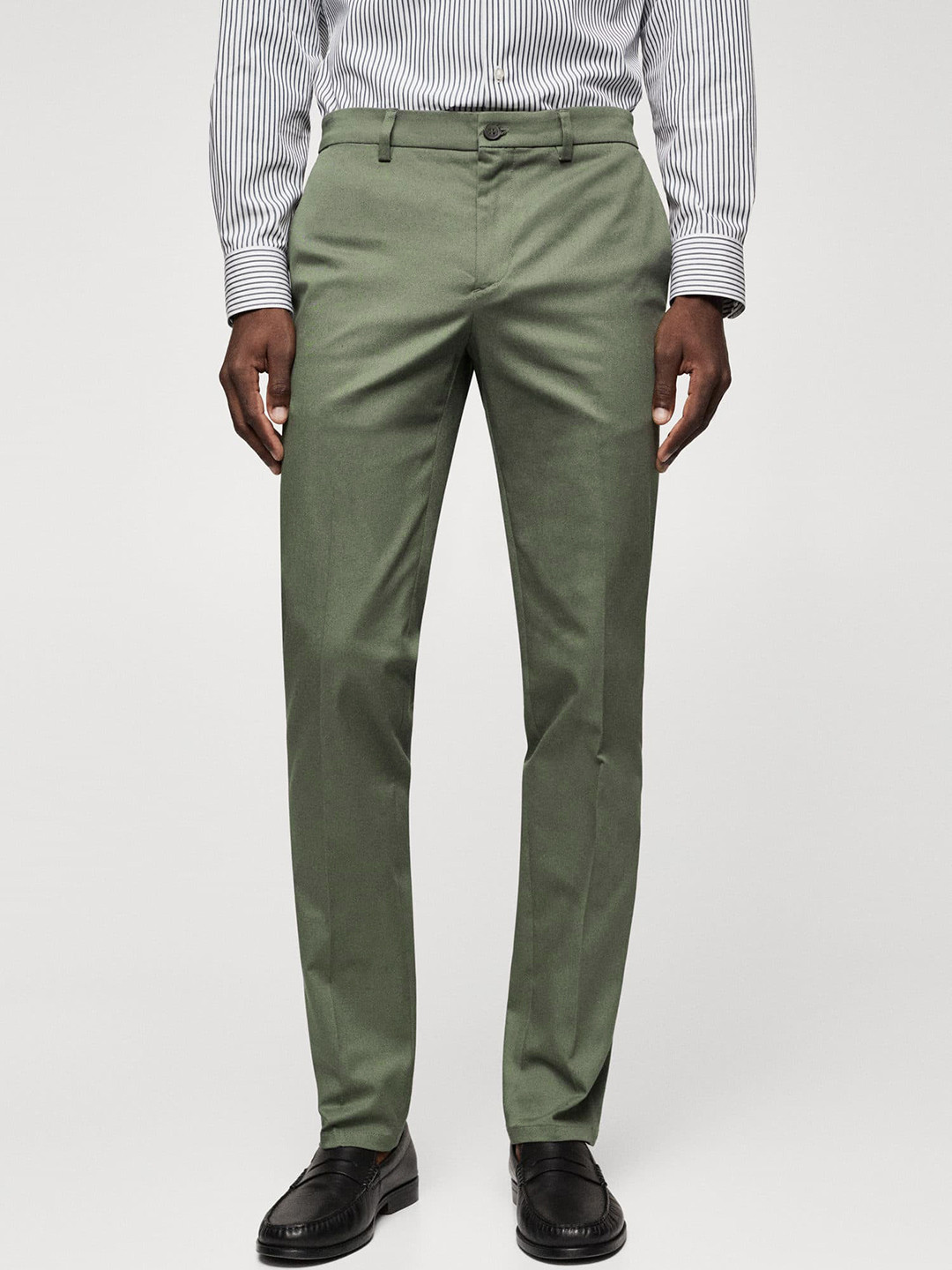 

MANGO MAN Slim Fit RegularChinos, Olive