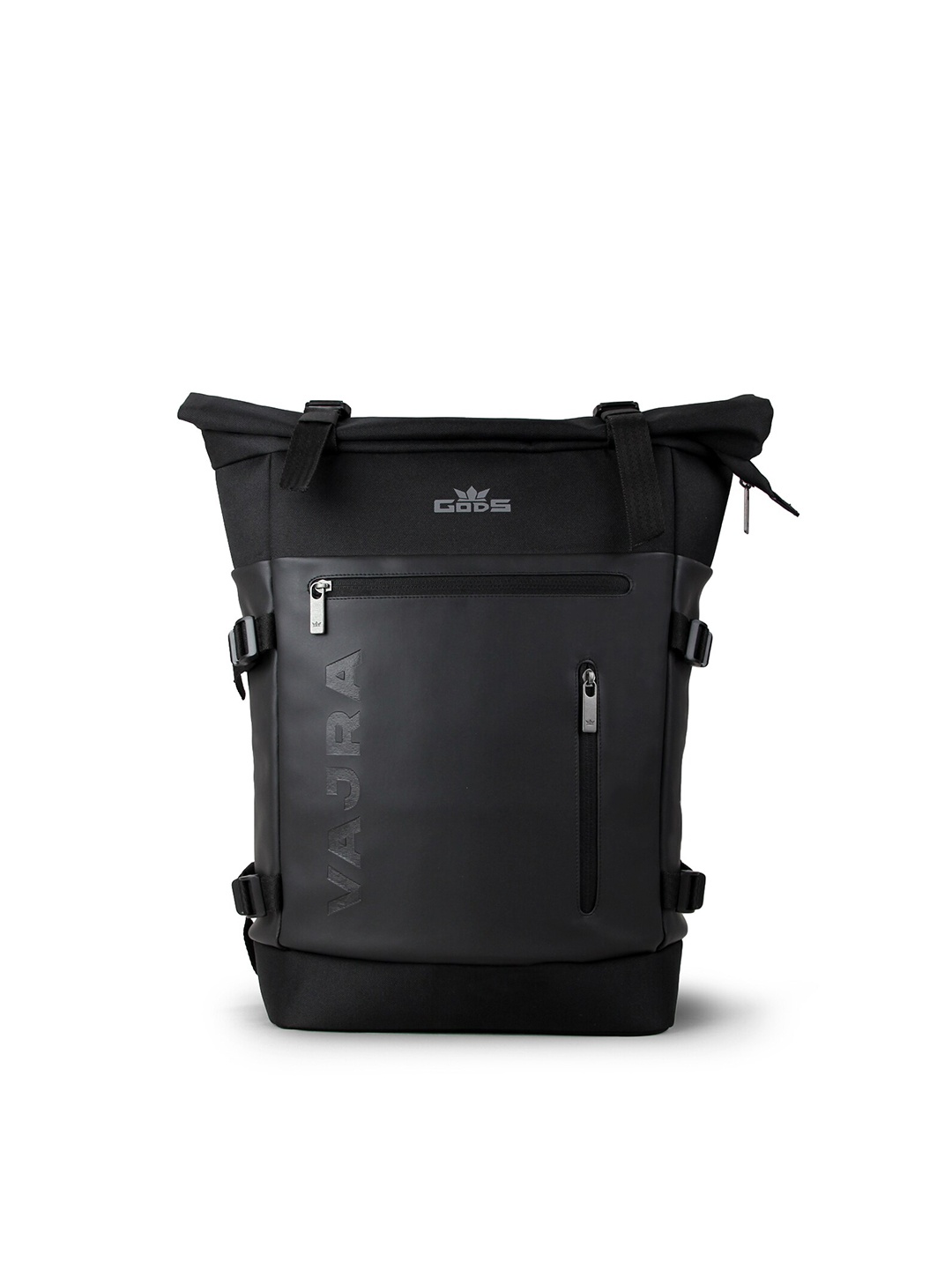 

GODS Black Backpack with Compression Straps