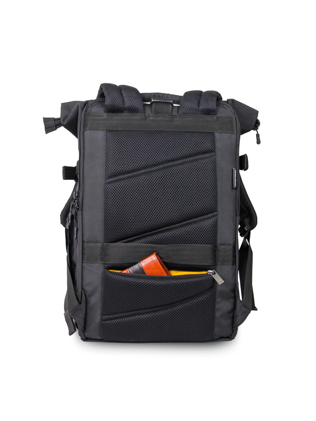 

GODS Unisex Travelling Backpack with Compression Straps, Black