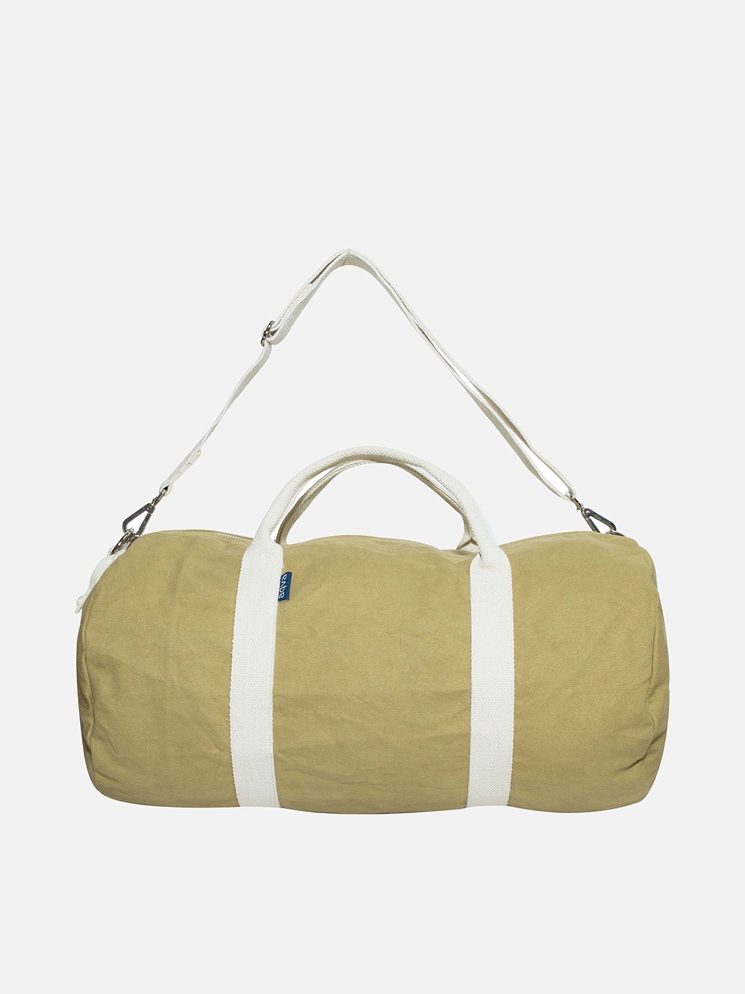 

AQVA Women Eco Friendly Cotton Canvas Duffle Bag, Khaki