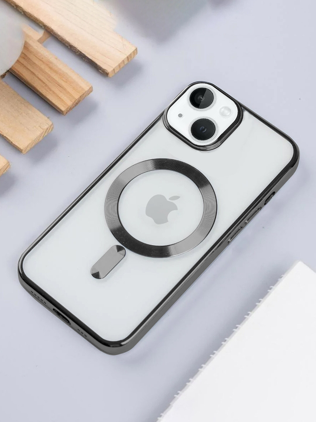 

Karwan iPhone 14 Plus Phone Back Cover, Black