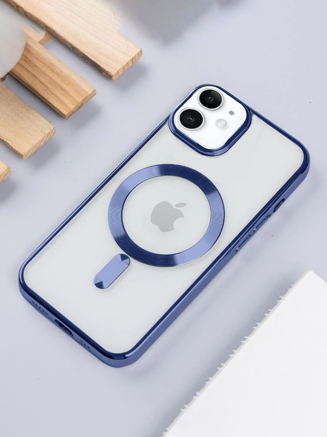 

Karwan iPhone 12 Phone Back Cover, Blue