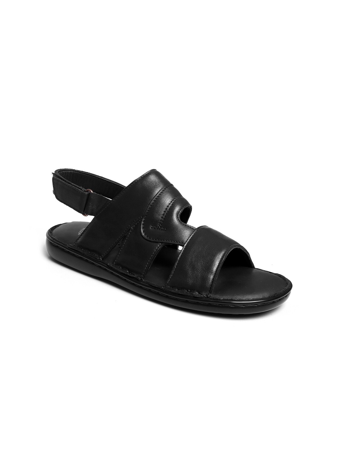 

Zoom Shoes Men Leather Comfort Sandals, Black