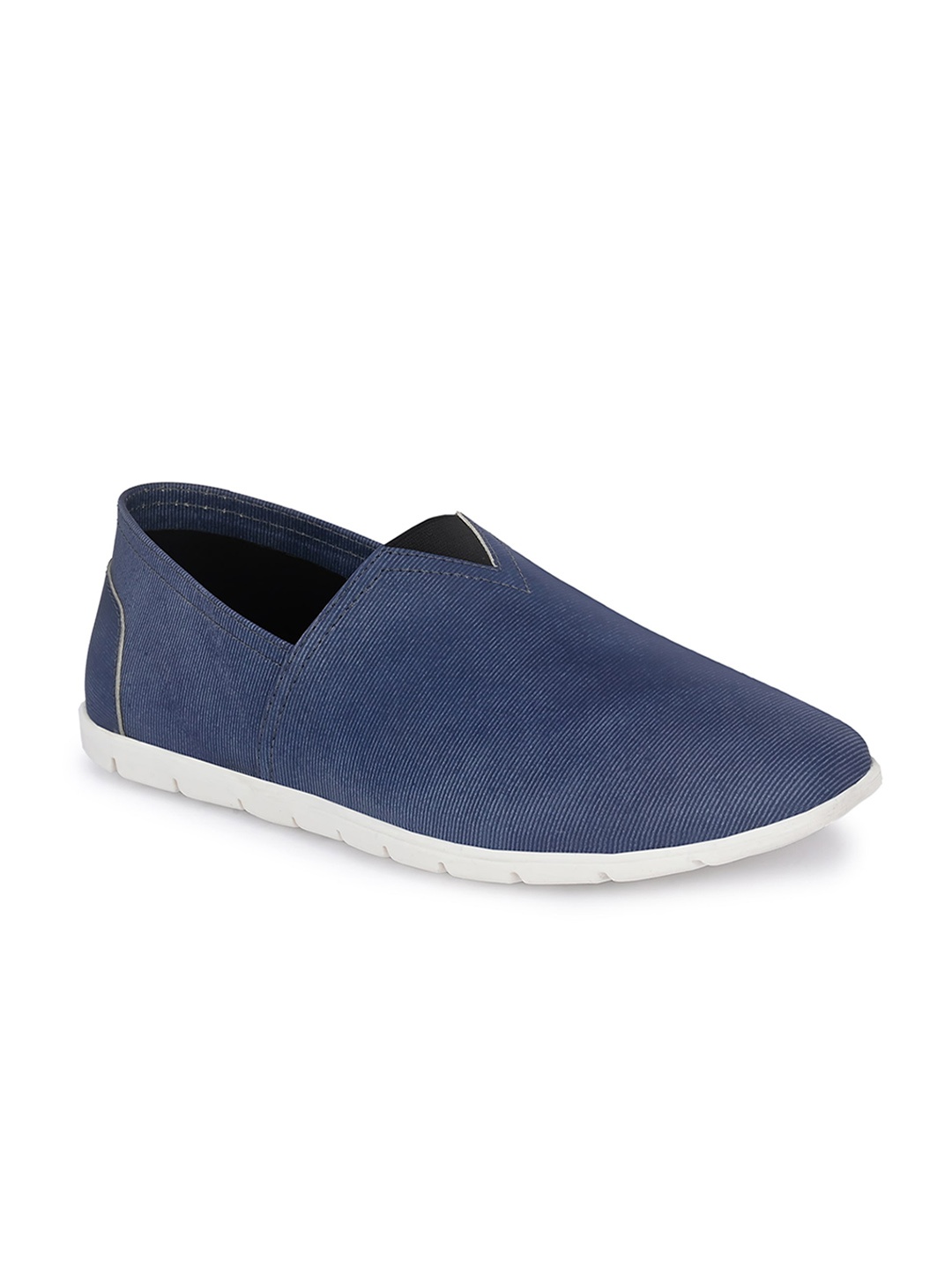 

Hitz Men Slip-on Leather Loafers, Blue