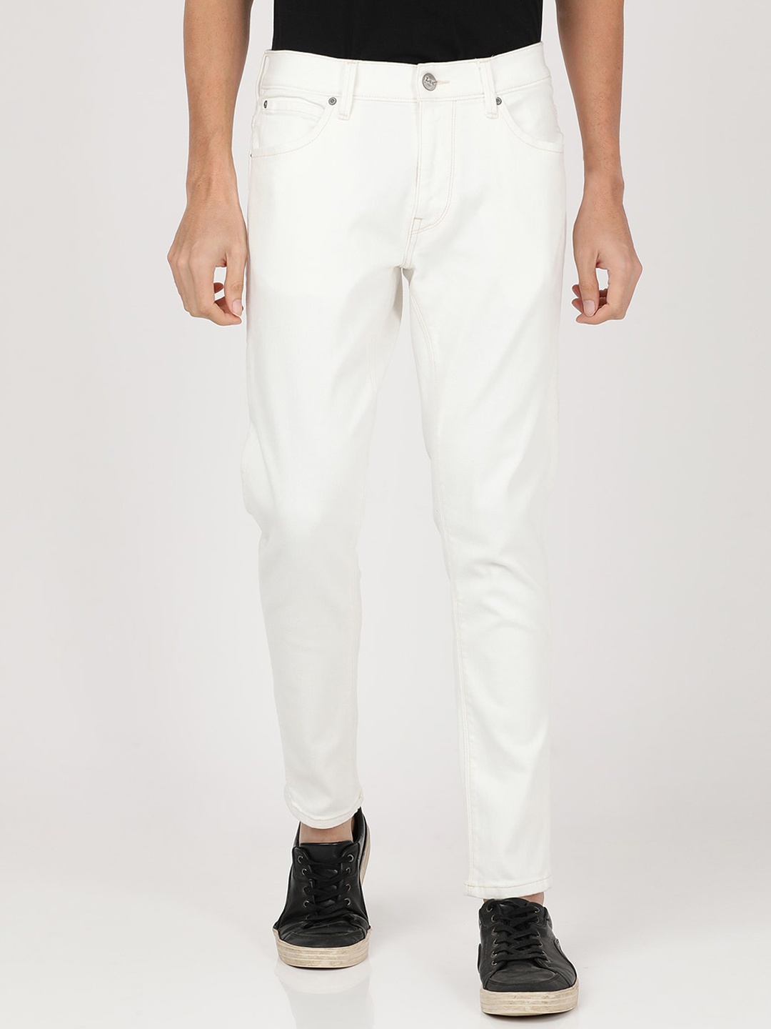

Lee Men Skinny Fit Cotton Stretchable Jeans, White