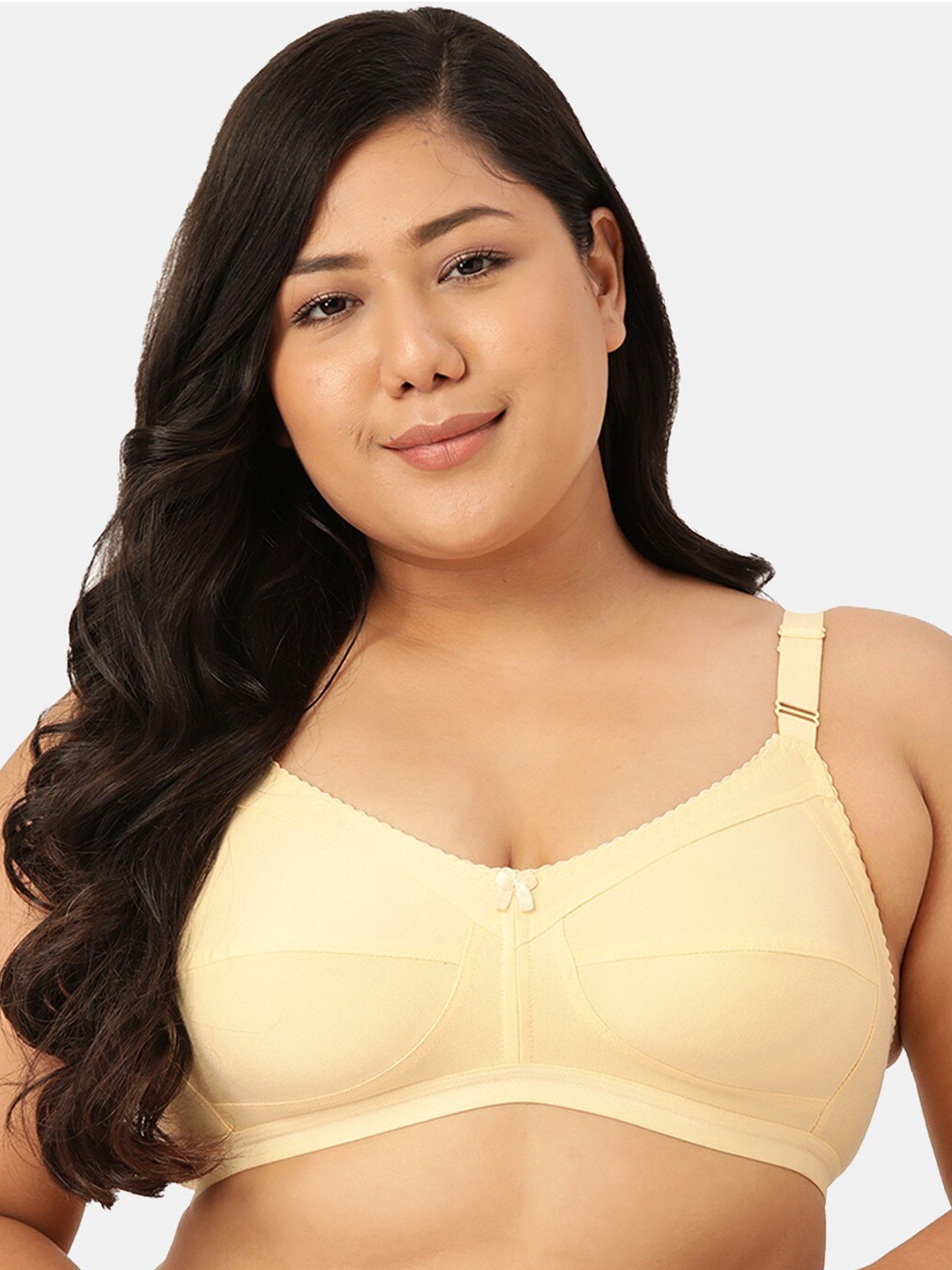 

Sztori Non-Wired Non Padded Cotton Bra, Beige
