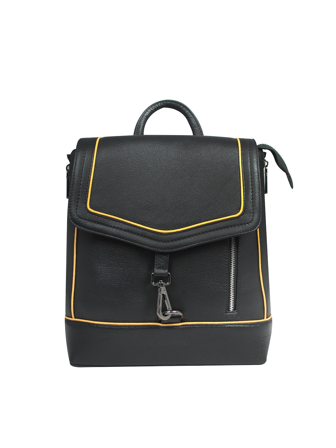 

CALFNERO Leather Backpack, Black