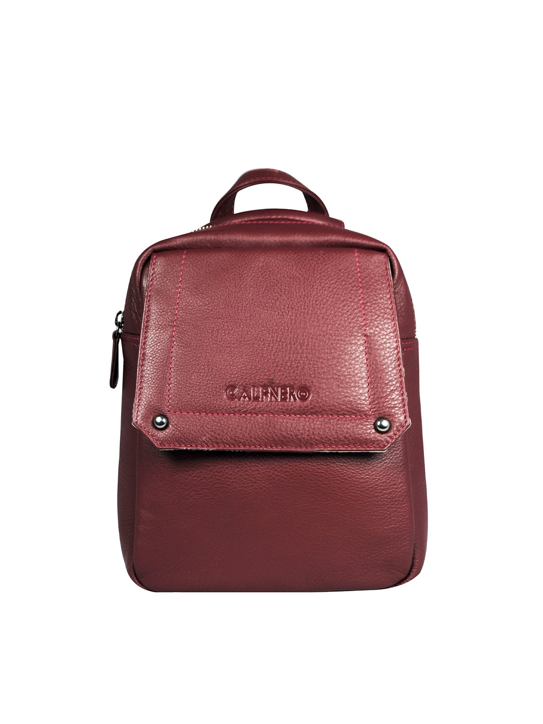 

CALFNERO Leather Backpack, Brown