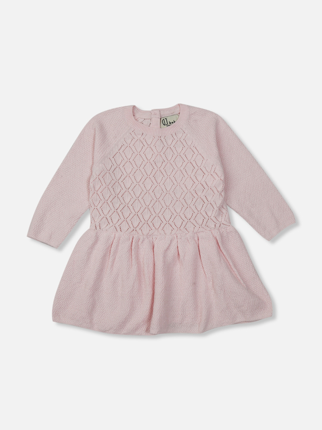 

Gini and Jony Girls Drop-Waist Cotton Dress, Pink