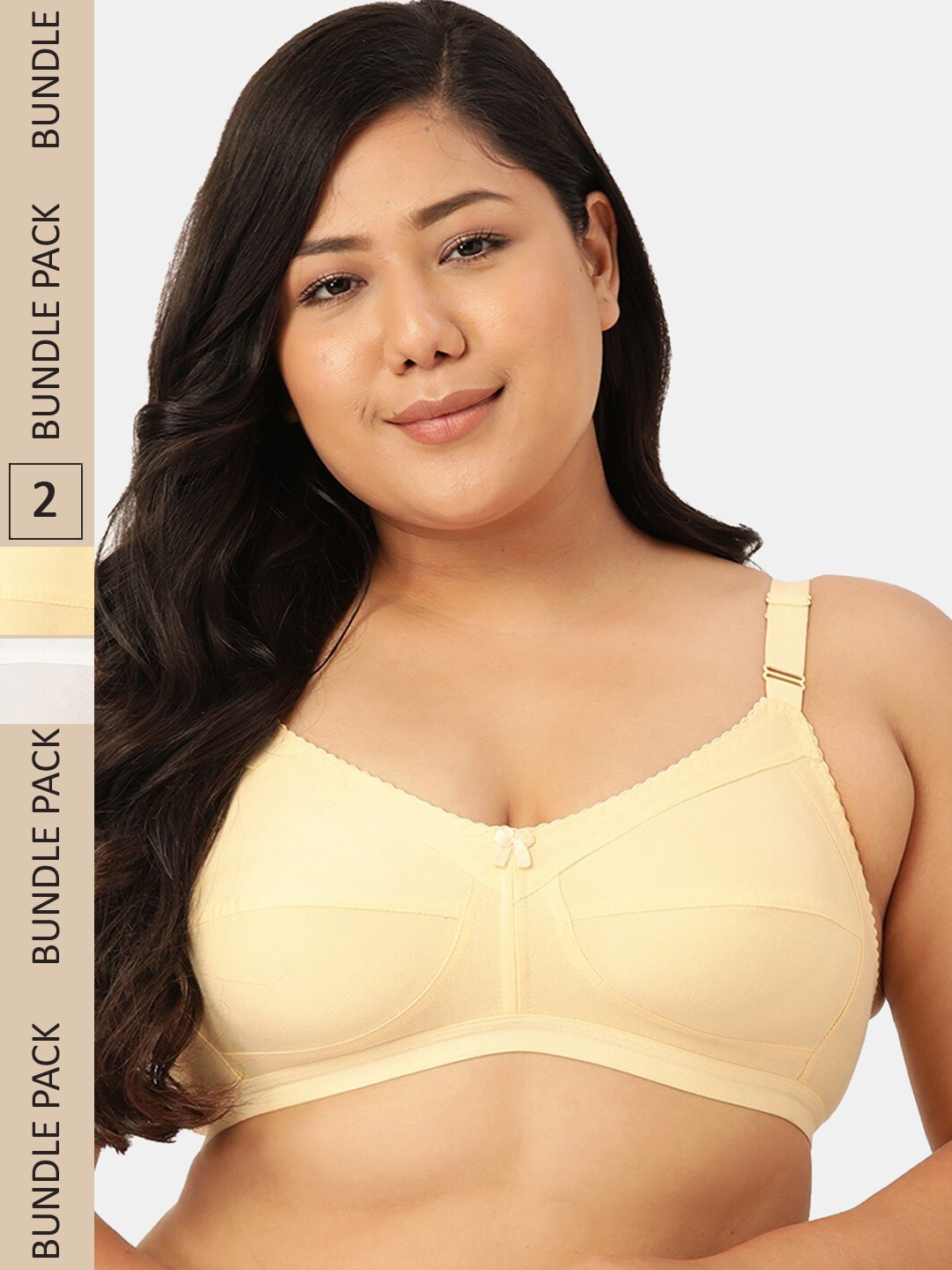 

Sztori Pack of 2 Cotton T-Shirt Bra, White