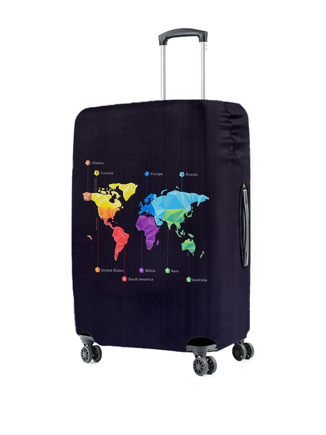 

Cortina Black Printed Protective Small Trolley Bag Cover