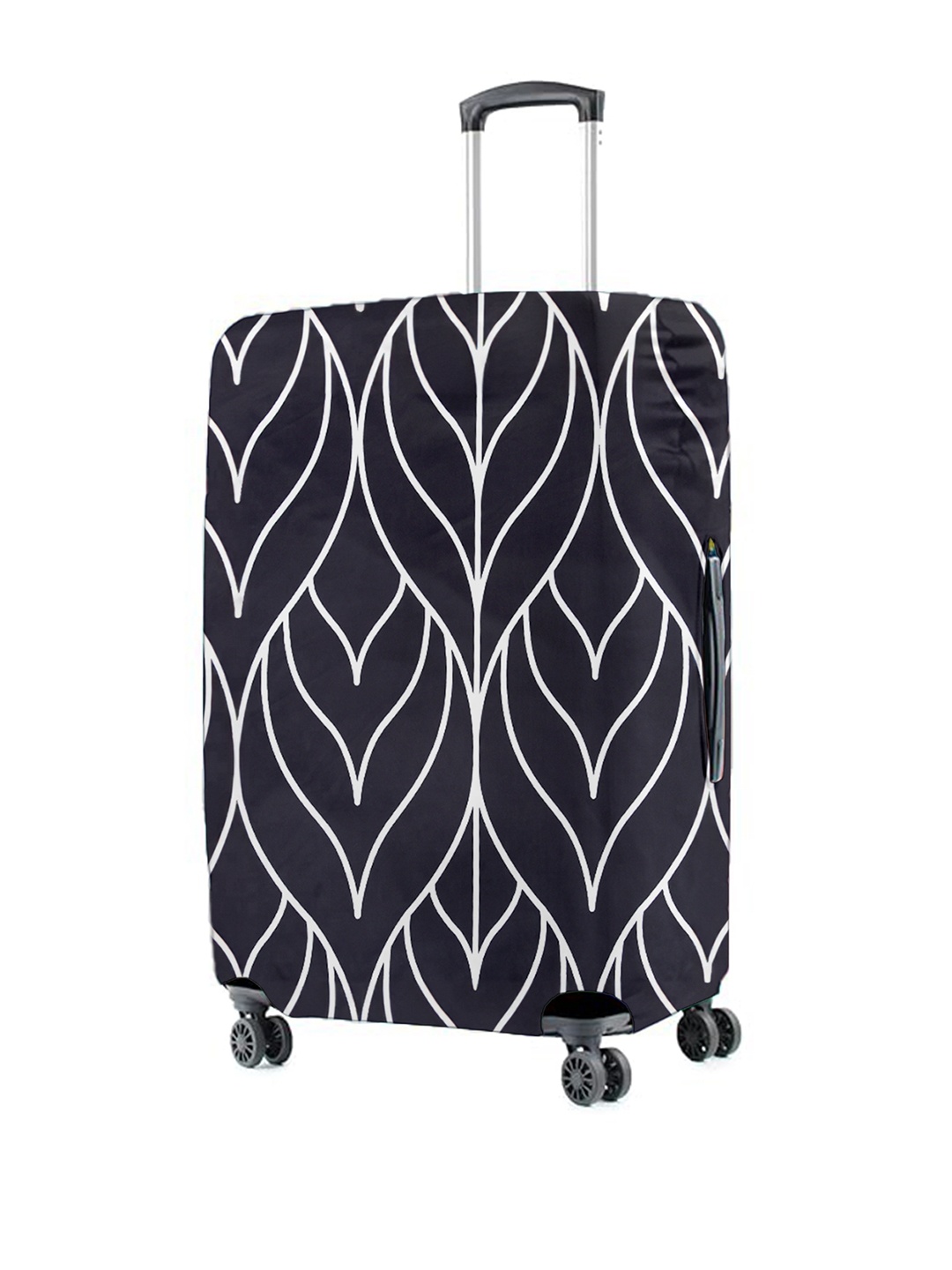 Cortina Printed Protective Medium Trolley Bag Cover, Black