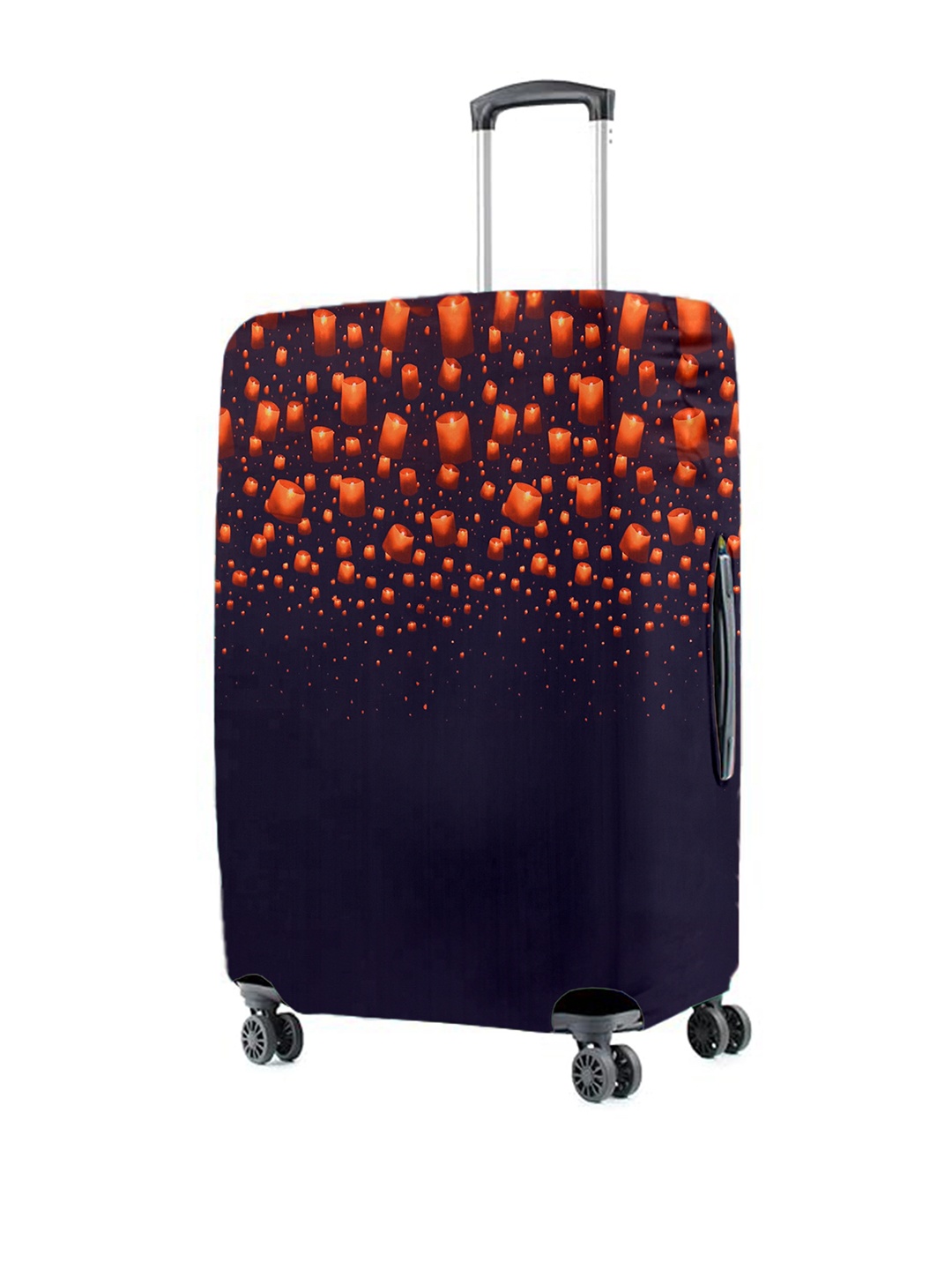 

Cortina Printed Protective Small Trolley Bag Cover, Navy blue