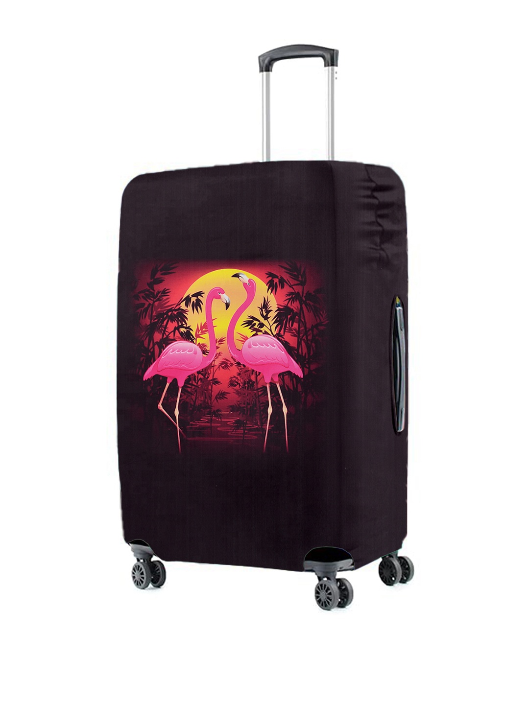 

Cortina Printed Protective Small Trolley Bag Cover, Maroon