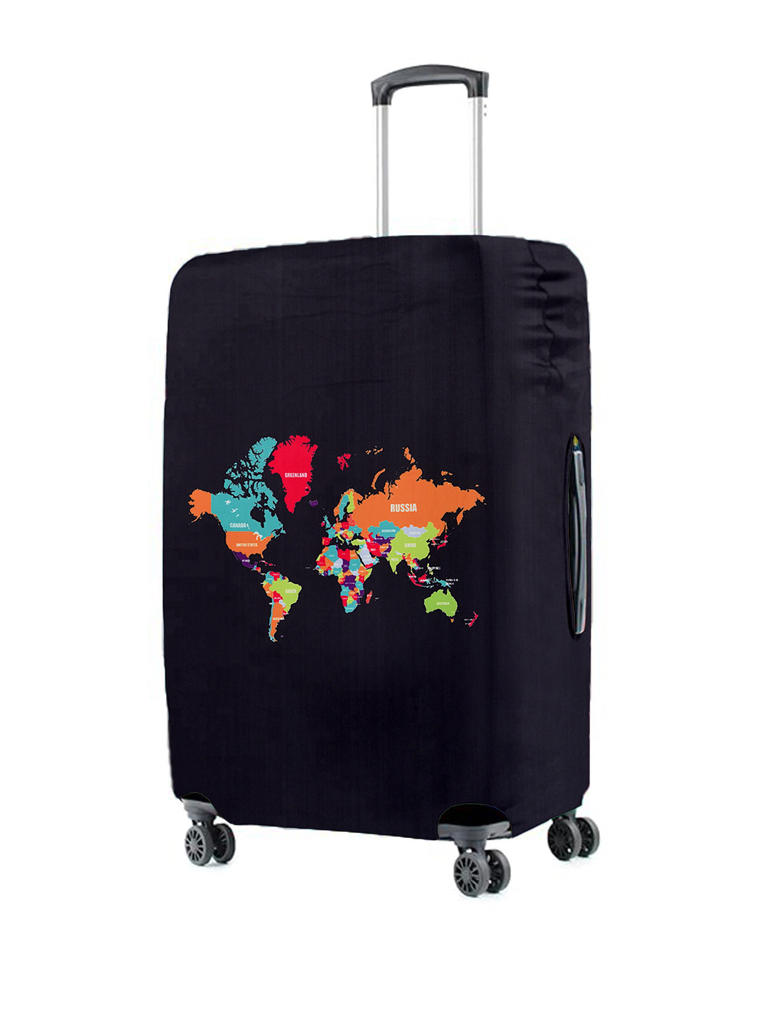 

Cortina Printed Protective Medium Trolley Bag Cover, Black