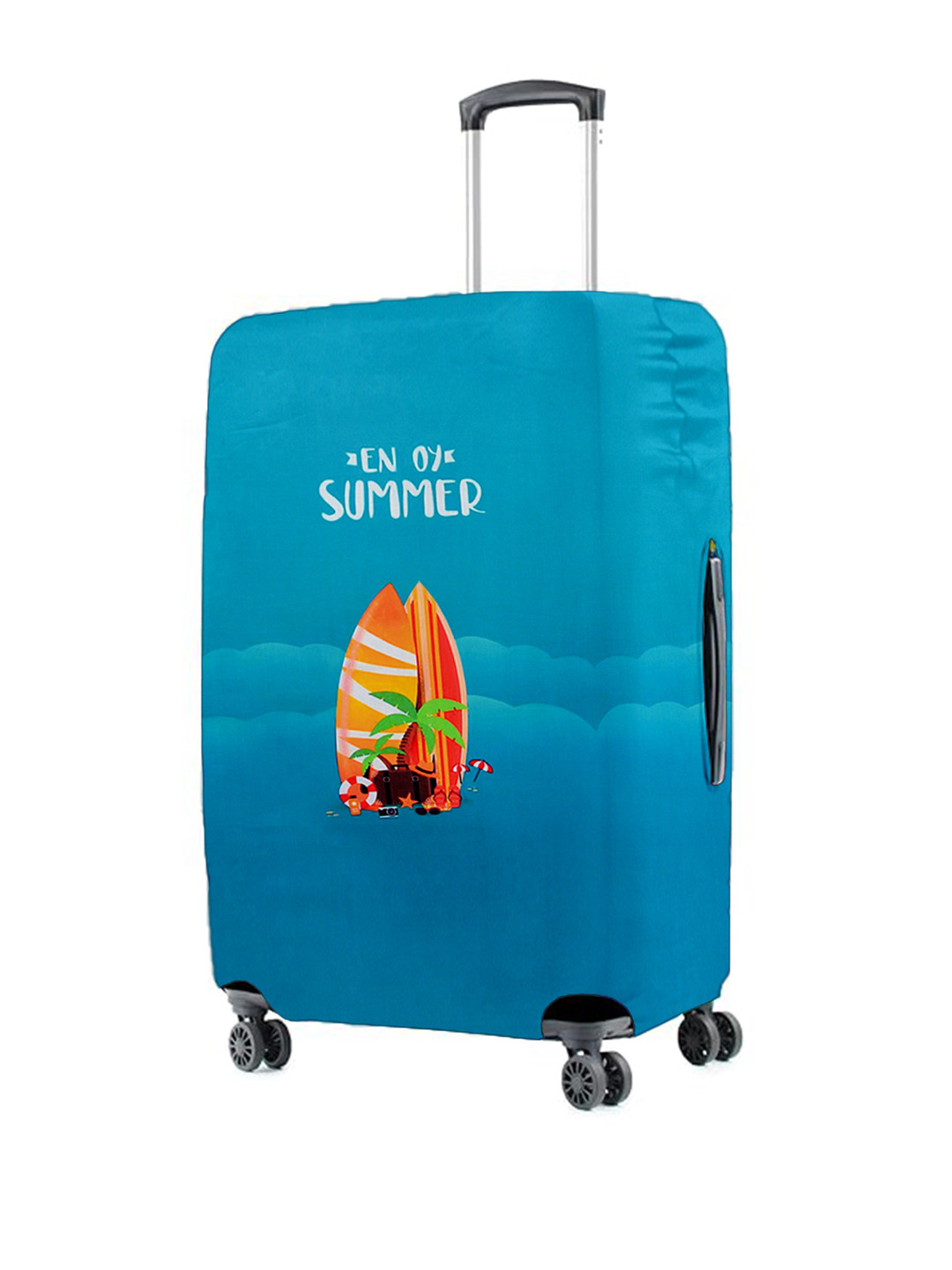 

Cortina Printed Protective Small Trolley Bag Cover, Blue
