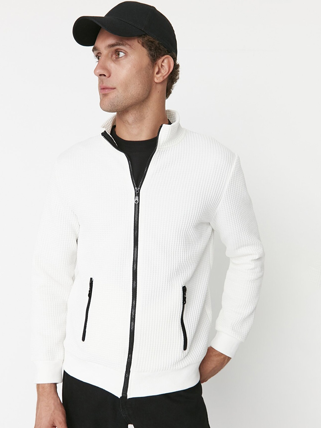 

Trendyol Men Bomber Jacket, White