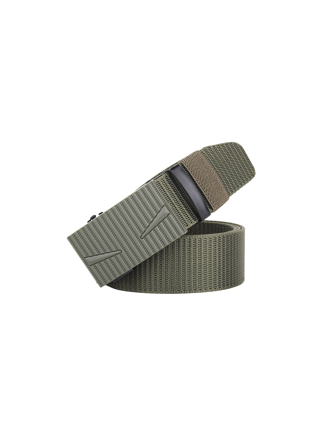 

HENEDA Men Textured Belt, Green