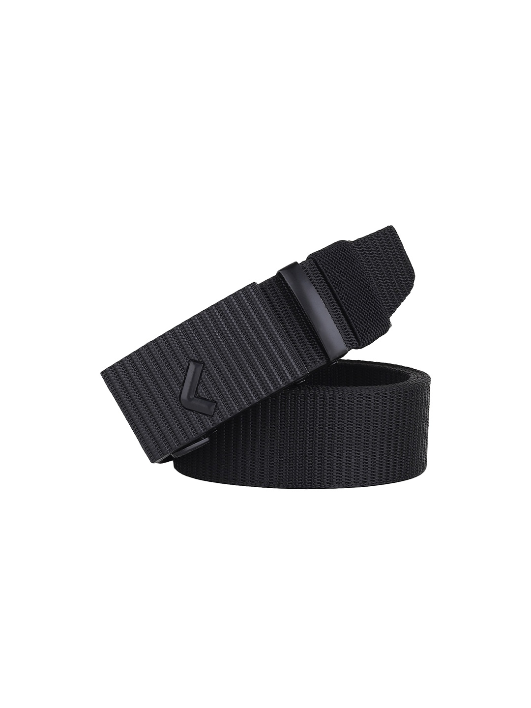 

HENEDA Men Textured Belt, Black